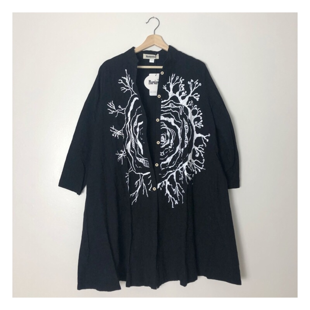 jacquard blouse dress with pockets